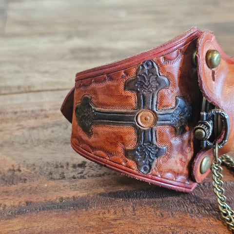 Bracelet montre steampunk steampunk médiéval fait main | Atelier AnJo