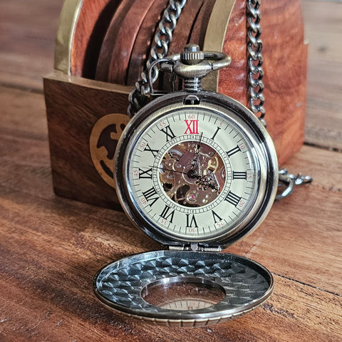 Montre à gousset mécanique steampunk steampunk médiéval fait main | Atelier AnJo
