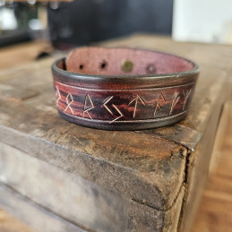 Bracelet cuir style viking