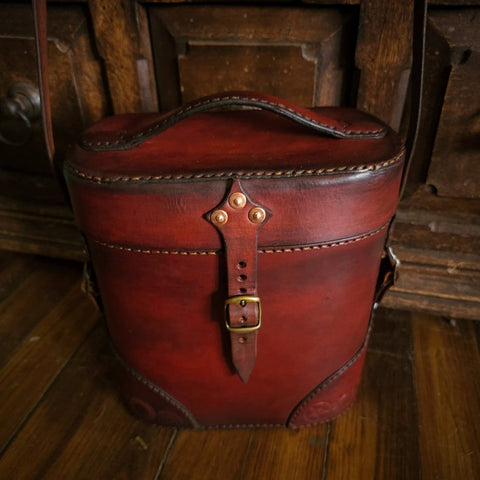 Sac en cuir steampunk fait main – Sacoche artisanale médiévale