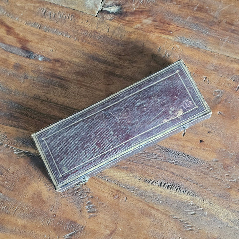 Boîte d’ophtalmologie ancienne – Ensemble de scalpels fin XVIIIe / début XIXe steampunk médiéval fait main | Atelier AnJo