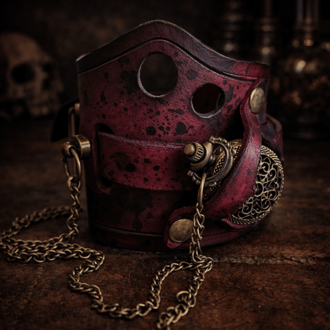 Bracelet montre steampunk steampunk médiéval fait main | Atelier AnJo