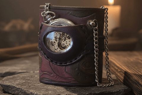 Bracelet Montre Steampunk. steampunk médiéval fait main | Atelier AnJo