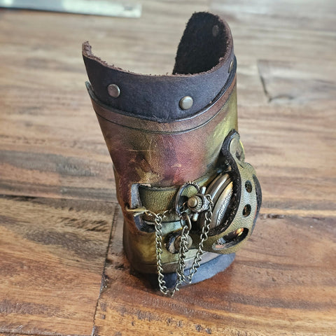 Bracelet montre steampunk steampunk médiéval fait main | Atelier AnJo