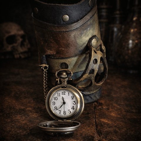 Bracelet montre steampunk steampunk médiéval fait main | Atelier AnJo