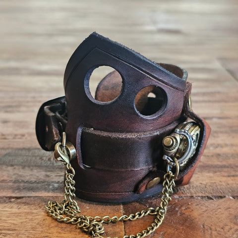 Bracelet montre steampunk steampunk médiéval fait main | Atelier AnJo