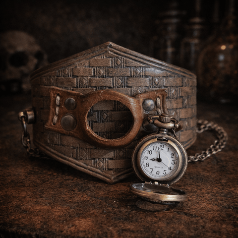 Bracelet montre steampunk steampunk médiéval fait main | Atelier AnJo
