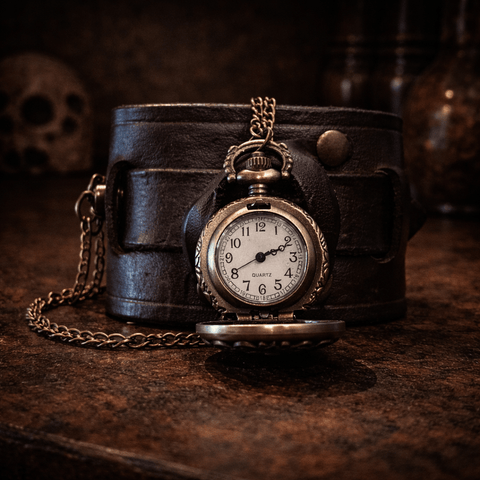 Bracelet montre steampunk steampunk médiéval fait main | Atelier AnJo