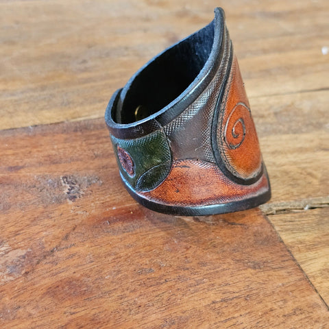 Bracelet triskel celtique / artisanal steampunk médiéval fait main | Atelier AnJo