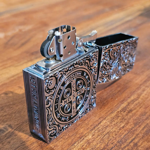 Briquet Constantine argenté – Design vintage & steampunk steampunk médiéval fait main | Atelier AnJo