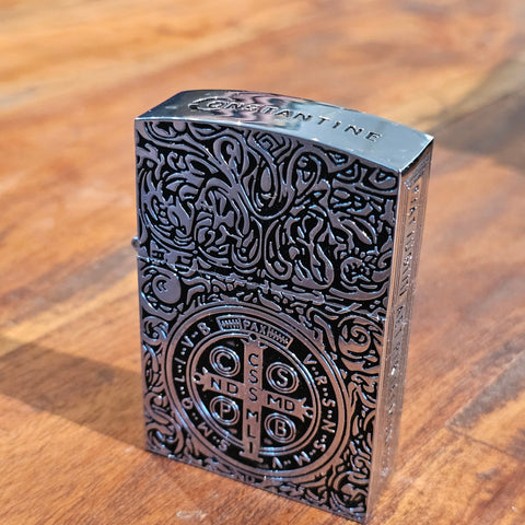 Briquet Constantine argenté – Design vintage & steampunk steampunk médiéval fait main | Atelier AnJo