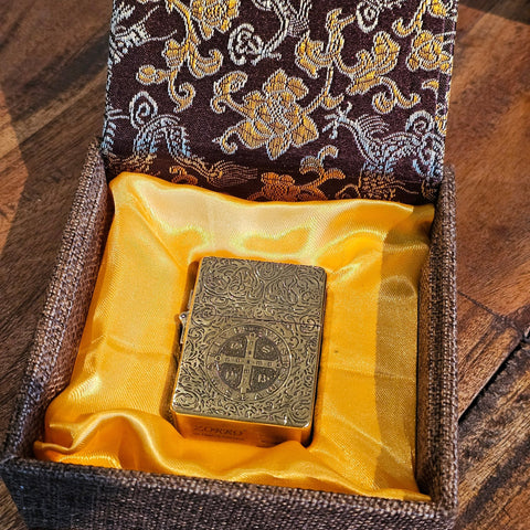 Briquet Constantine en laiton – Design vintage & steampunk steampunk médiéval fait main | Atelier AnJo