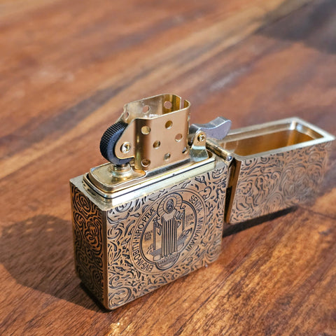 Briquet Constantine en laiton – Design vintage & steampunk steampunk médiéval fait main | Atelier AnJo
