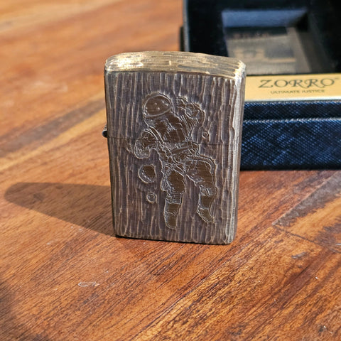 Briquet cosmonaute laiton steampunk médiéval fait main | Atelier AnJo