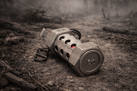 Briquet grenade post - apocalyptique – Gaz rechargeable steampunk médiéval fait main | Atelier AnJo