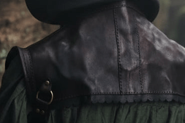 Capuchon en cuir – Steampunk & post - apocalyptique steampunk médiéval fait main | Atelier AnJo