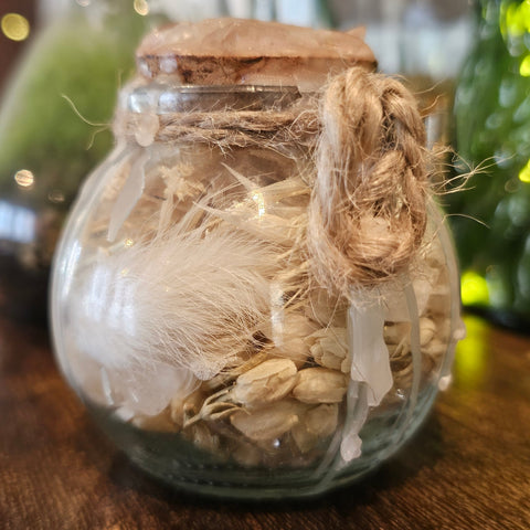 Essence Blanche du Cristal steampunk médiéval fait main | Atelier AnJo