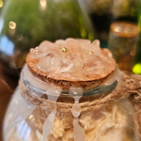 Essence Blanche du Cristal steampunk médiéval fait main | Atelier AnJo