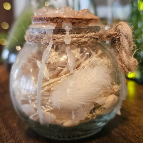 Essence Blanche du Cristal steampunk médiéval fait main | Atelier AnJo