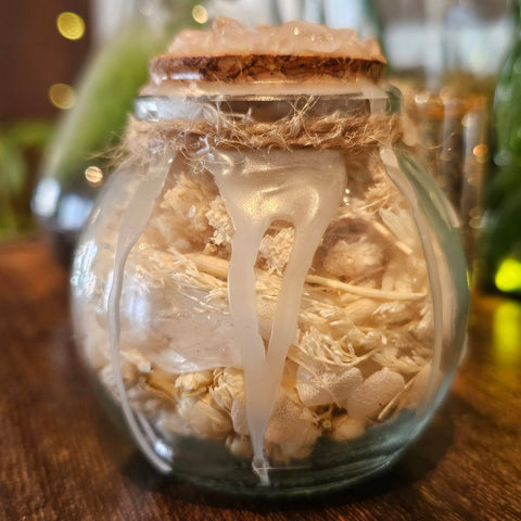 Essence Blanche du Cristal steampunk médiéval fait main | Atelier AnJo