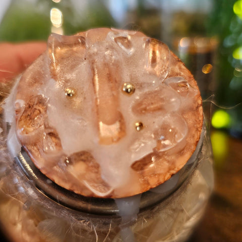 Essence Blanche du Cristal steampunk médiéval fait main | Atelier AnJo