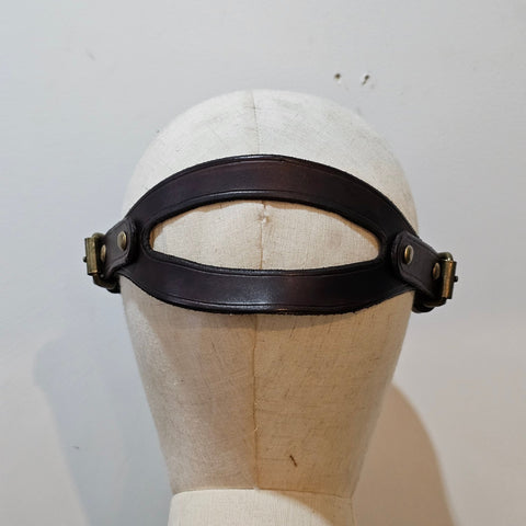 Lunettes steampunk en cuir – Post - apo artisanales steampunk médiéval fait main | Atelier AnJo