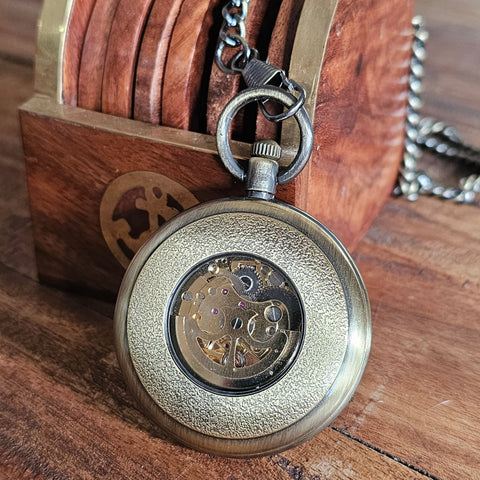 Montre à gousset mécanique steampunk steampunk médiéval fait main | Atelier AnJo