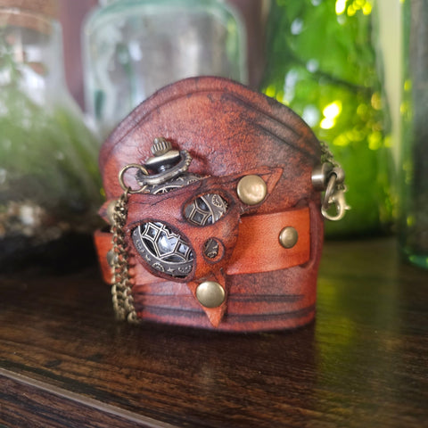 Montre steampunk “Voyageur du Temps” steampunk médiéval fait main | Atelier AnJo