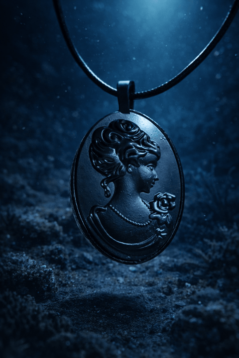 Pendentif méduse océanique – Collier marin fantasy | Cabinet de curiosités steampunk médiéval fait main | Atelier AnJo