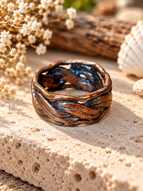 Bague « Racines Sauvages » – Taille 57