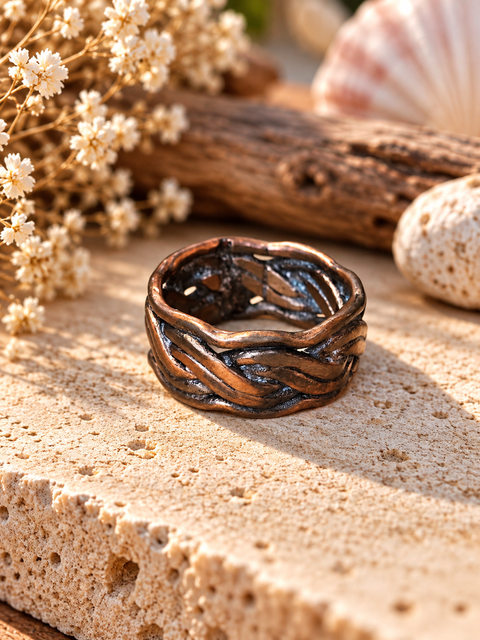 Bague « Racines Sauvages » – Taille 57