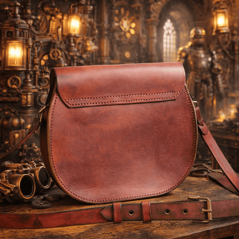Sac en cuir fait main – Médiéval steampunk steampunk médiéval fait main | Atelier AnJo