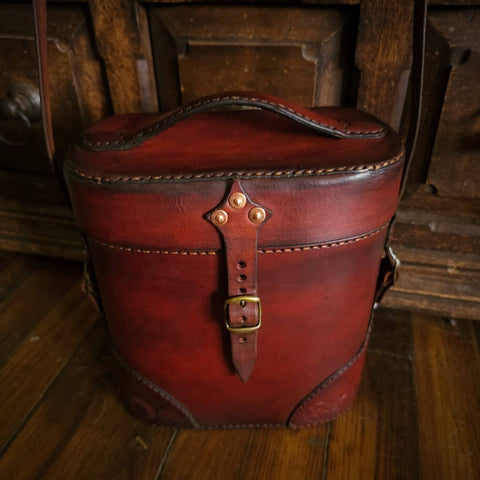 Sac en cuir steampunk fait main – Sacoche artisanale médiévale steampunk médiéval fait main | Atelier AnJo