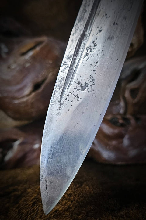 Scramasax forgé main – Atelier de Thorfinn Taranisson steampunk médiéval fait main | Atelier AnJo